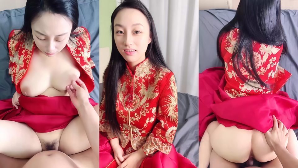 【新婚快乐】大奶子骚货新婚之夜被性虐~手段极其暴力